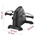Home Use Hands and Feet Trainer Mini Exercise Bike Black - Dennet